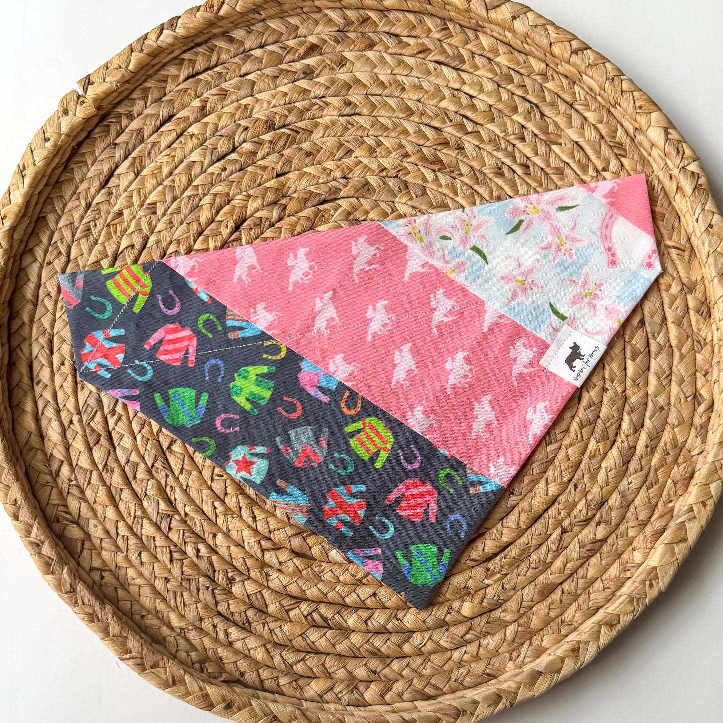 Large Derby Scrappy Bandana