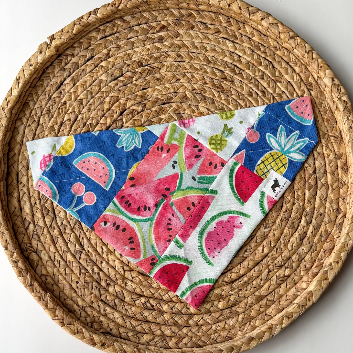 Large Fruit Scrappy Bandana