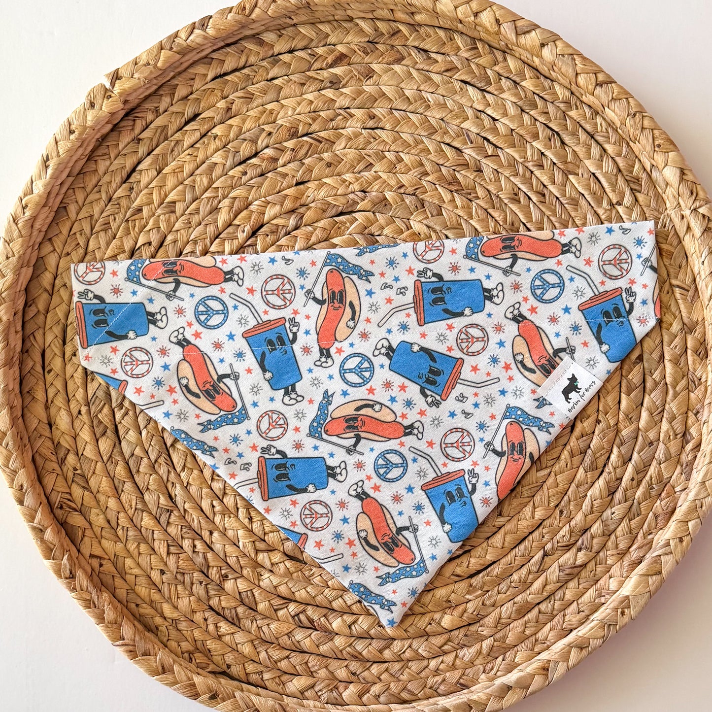 Peace, Love and Buns Bandana