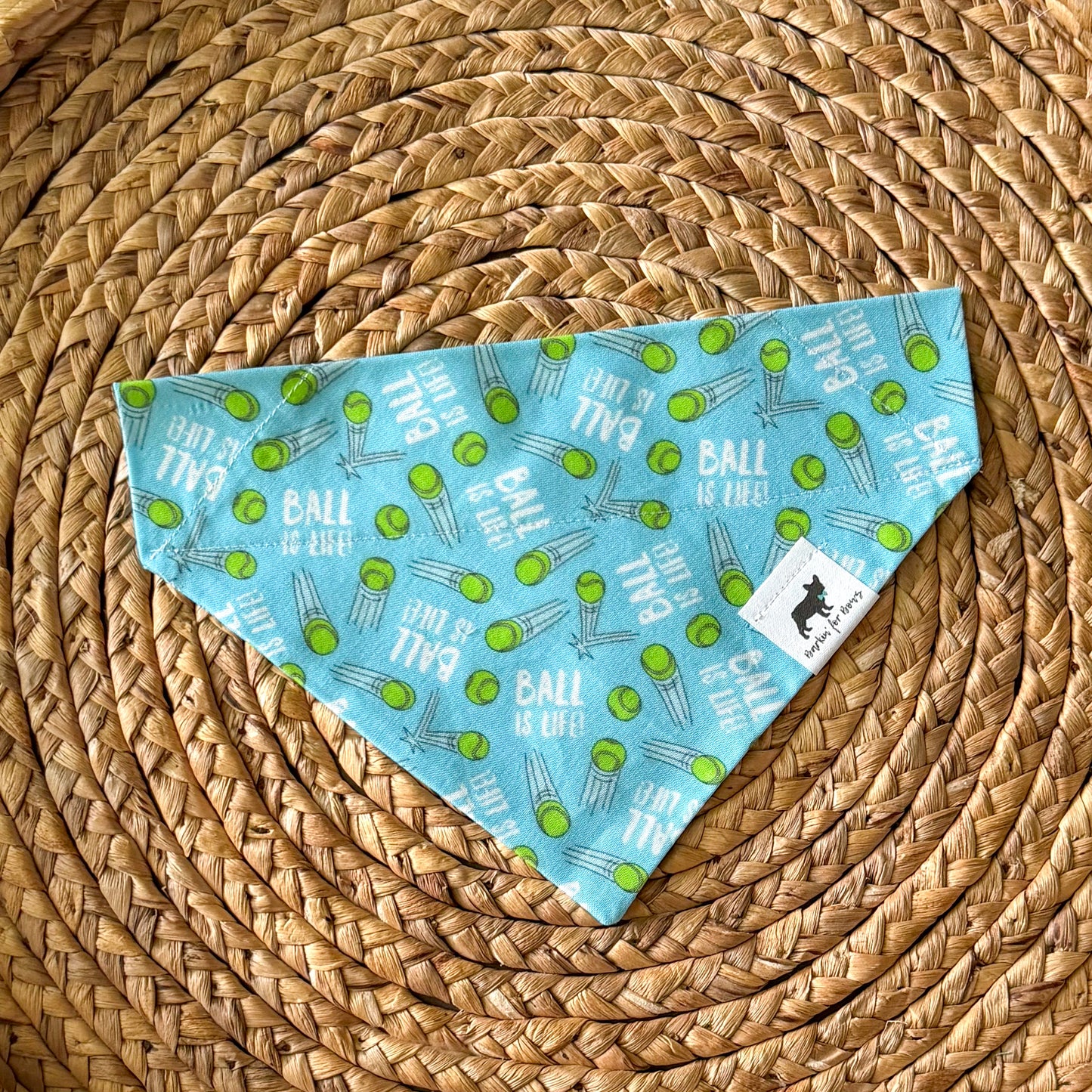Ball Is Life (Blue) Bandana