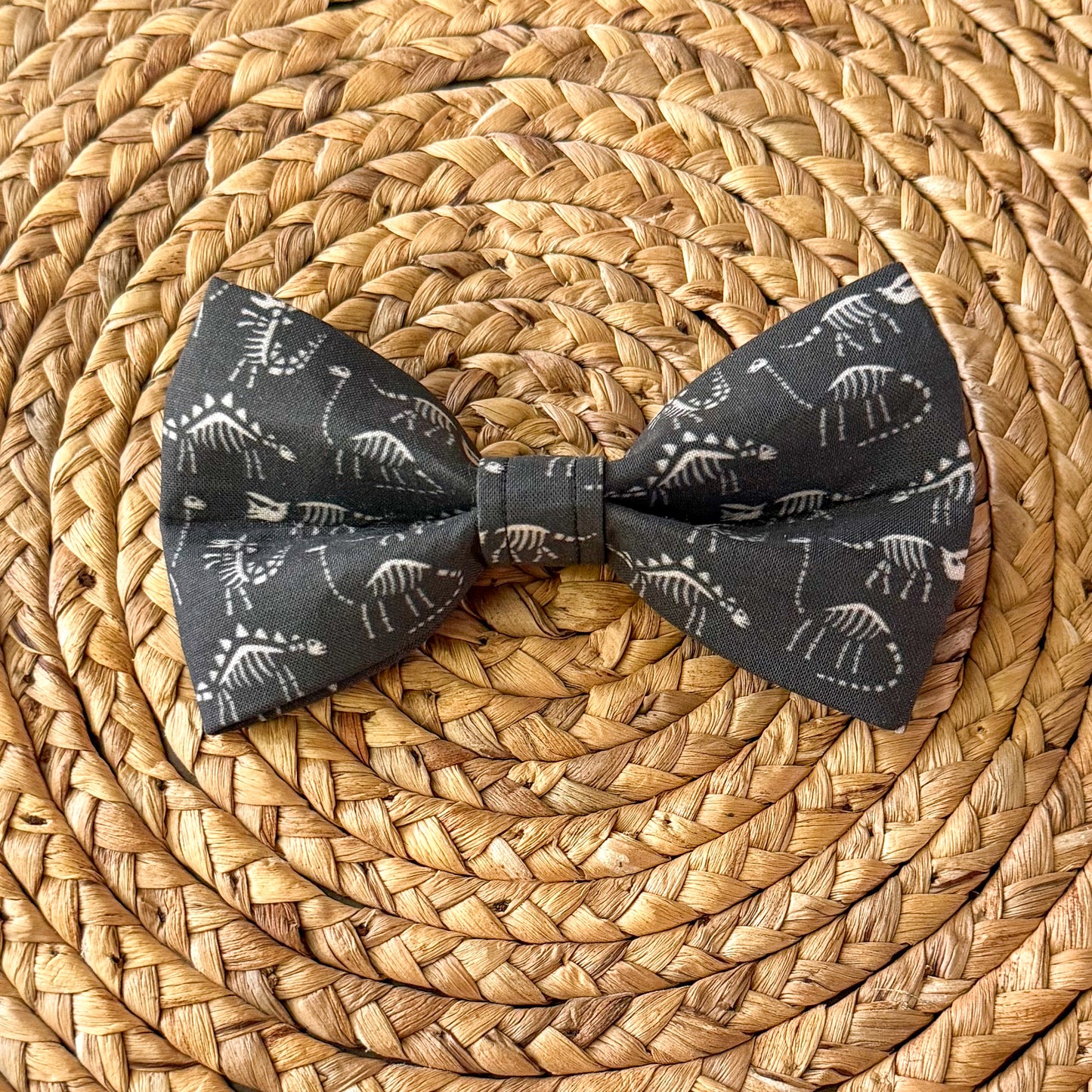 Dino Skeleton Bow Tie