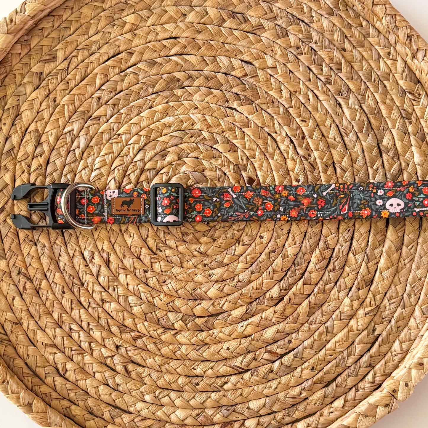Graveyard Blooms (Blue) Collar