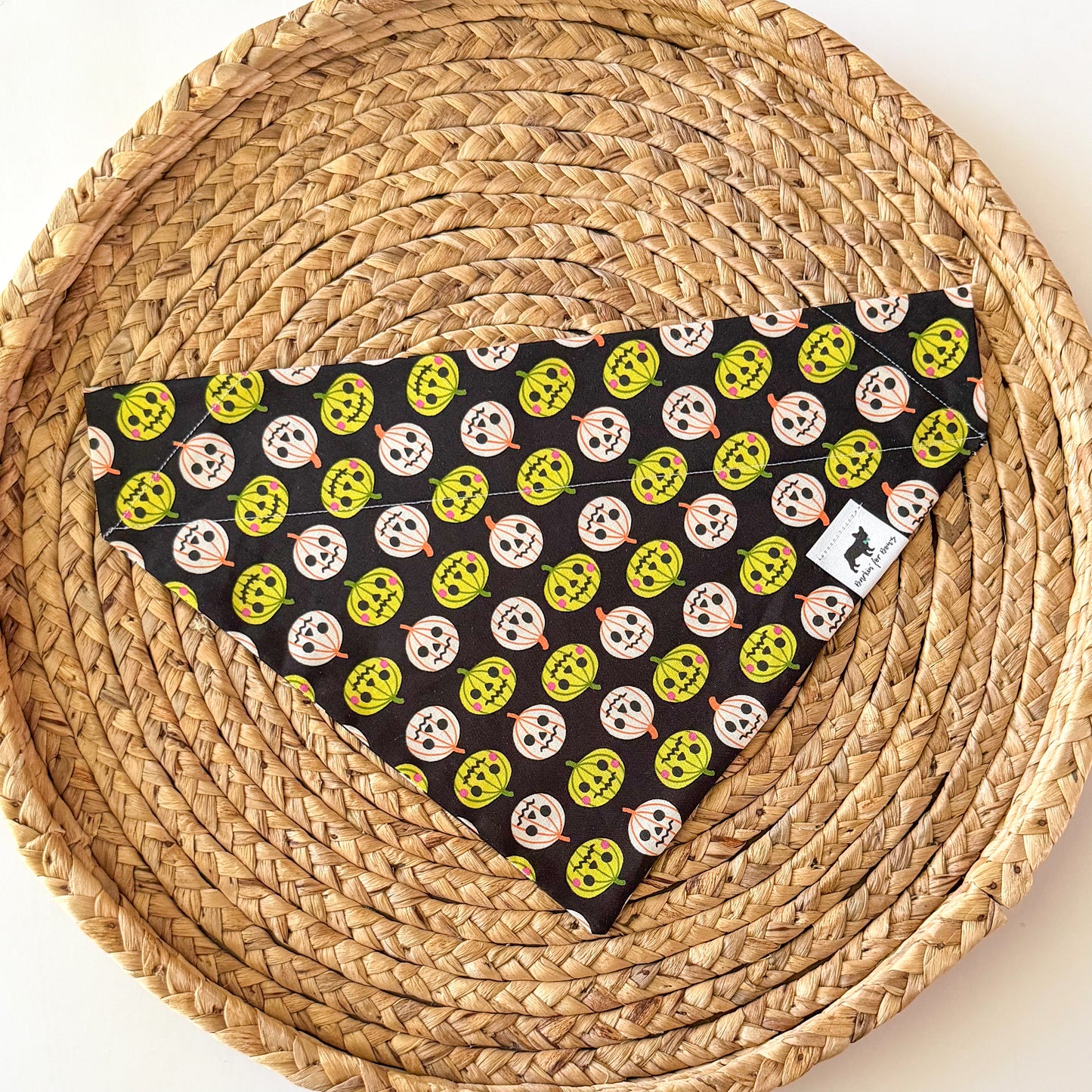 Jack O Lantern (Black) Bandana
