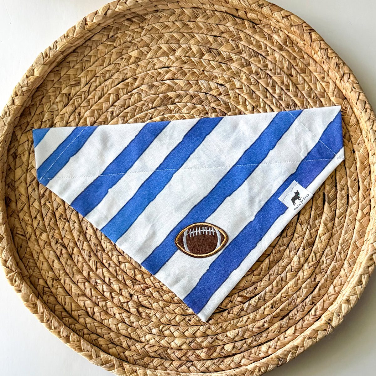 Game Day Stripes (Blue) Bandana
