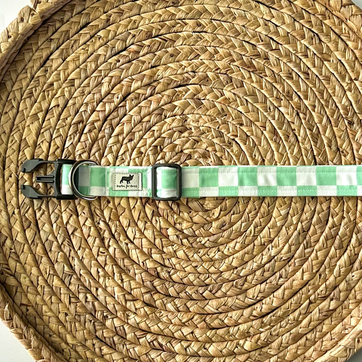 Mint Checkered Collar
