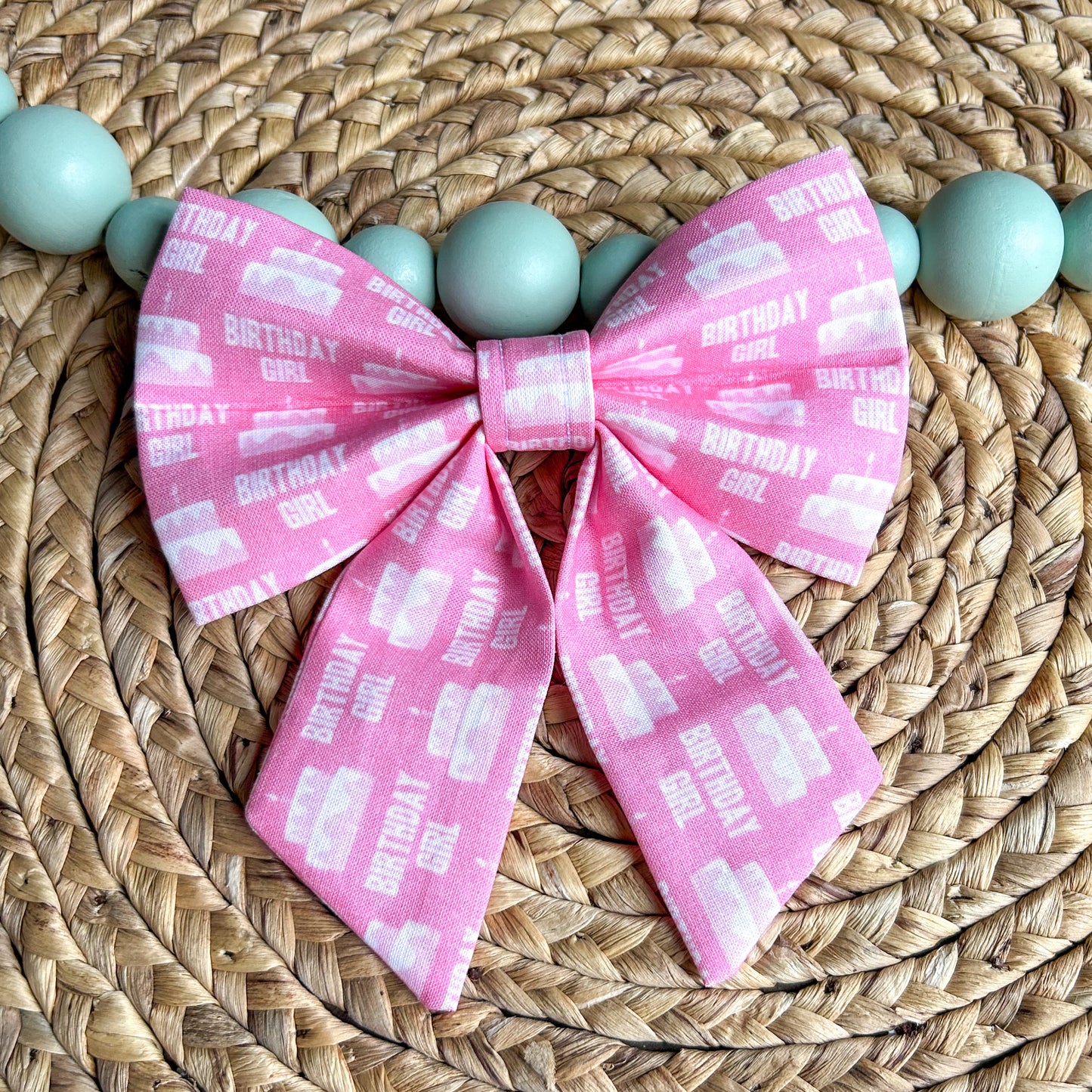 Birthday Girl Sailor Bow