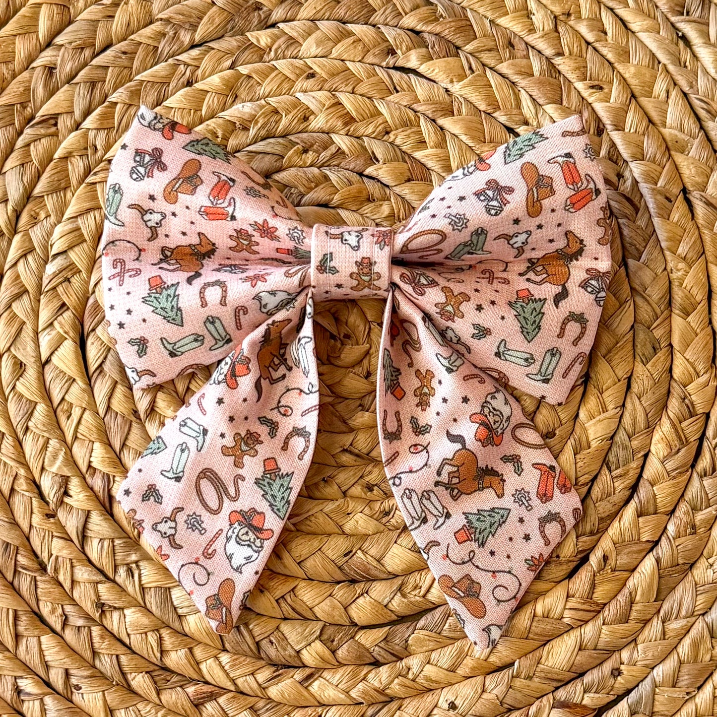 A Cowgirl Christmas Sailor Bow