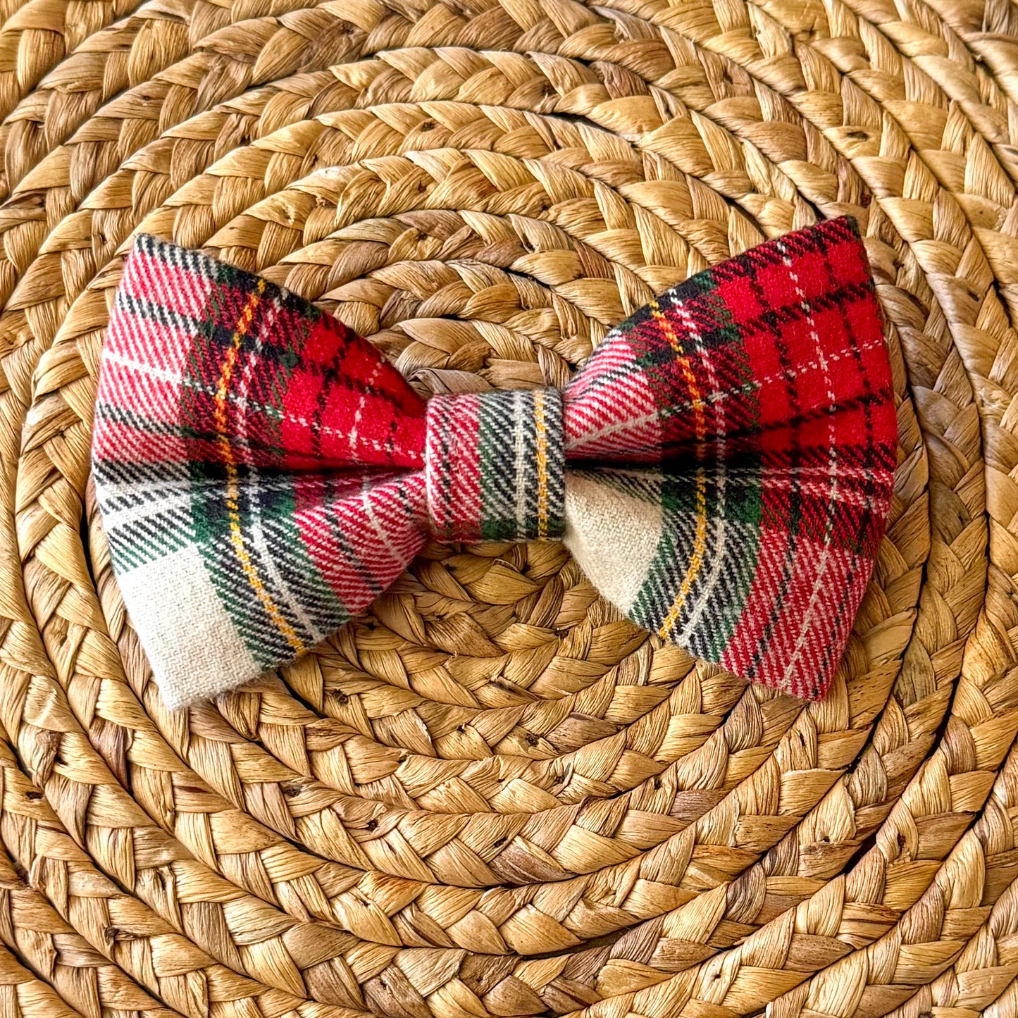 Flannel Plaid Bow Tie
