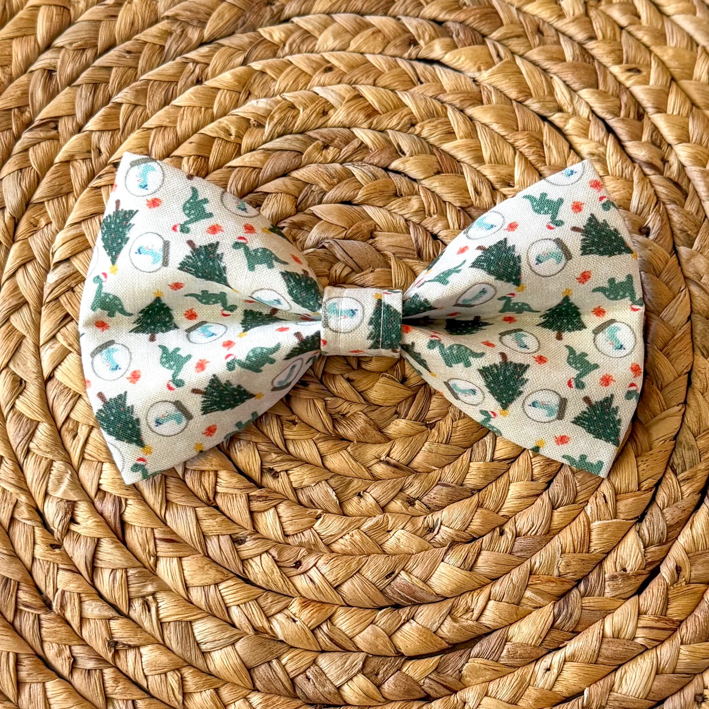 Dino-Snow Bow Tie