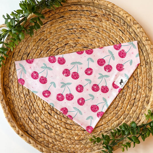 Disco Cherry Pup Bandana