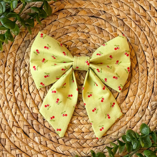 Cherry Sailor Bow