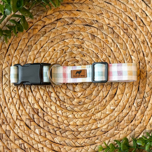 Spring Plaid Collar