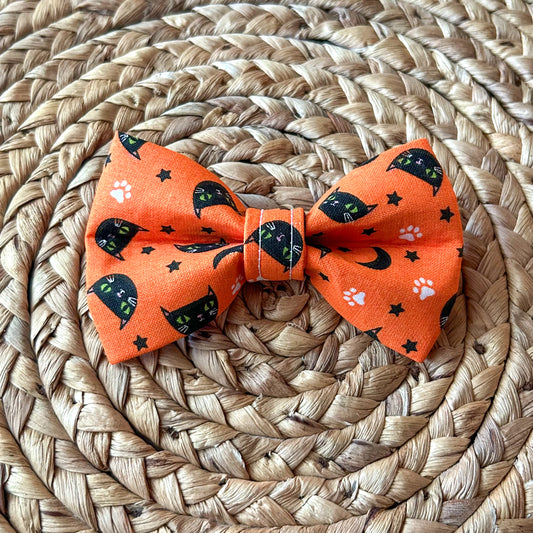 Halloween Cat Bow Tie