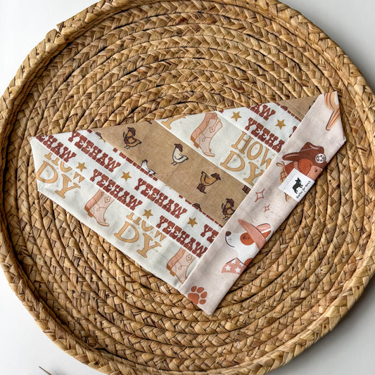 Large Wild, Wild West Scrappy Bandana