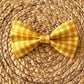 Yellow Picnic Plaid Bow Tie