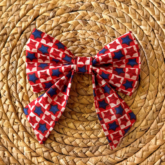 Rustic Americana Sailor Bow
