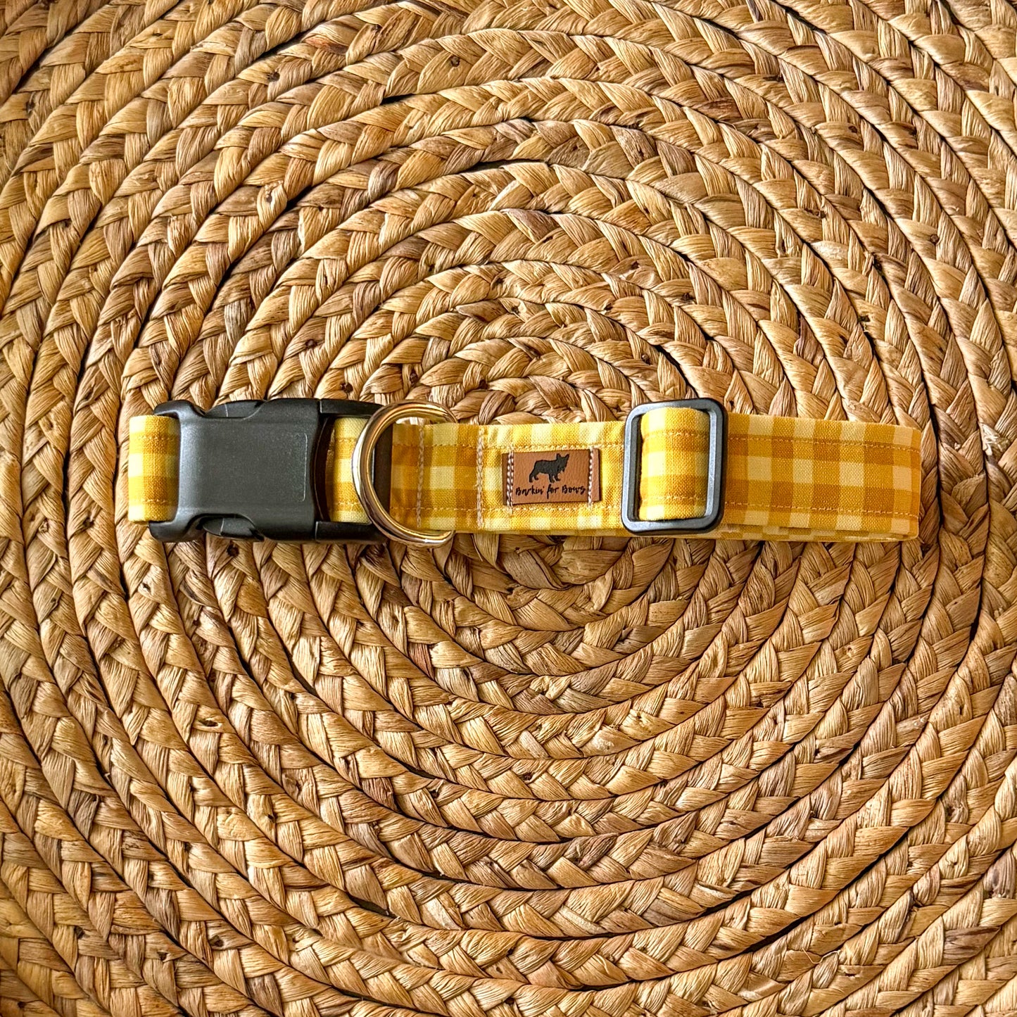 Yellow Picnic Plaid Collar