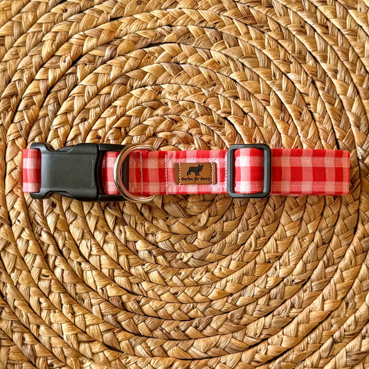 Red Picnic Plaid Collar