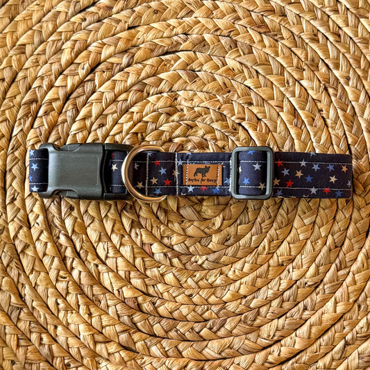 Multi-Color Star Spangled Collar