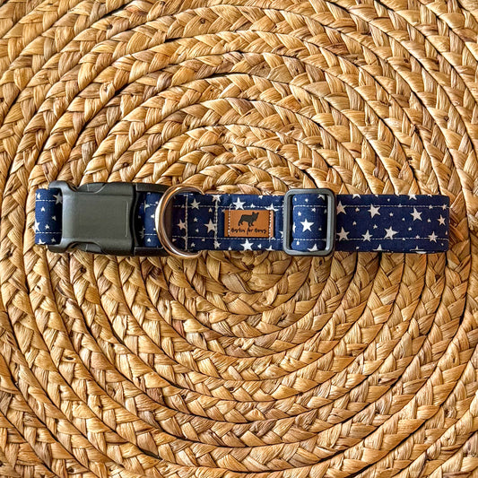 Blue Star Spangled Collar
