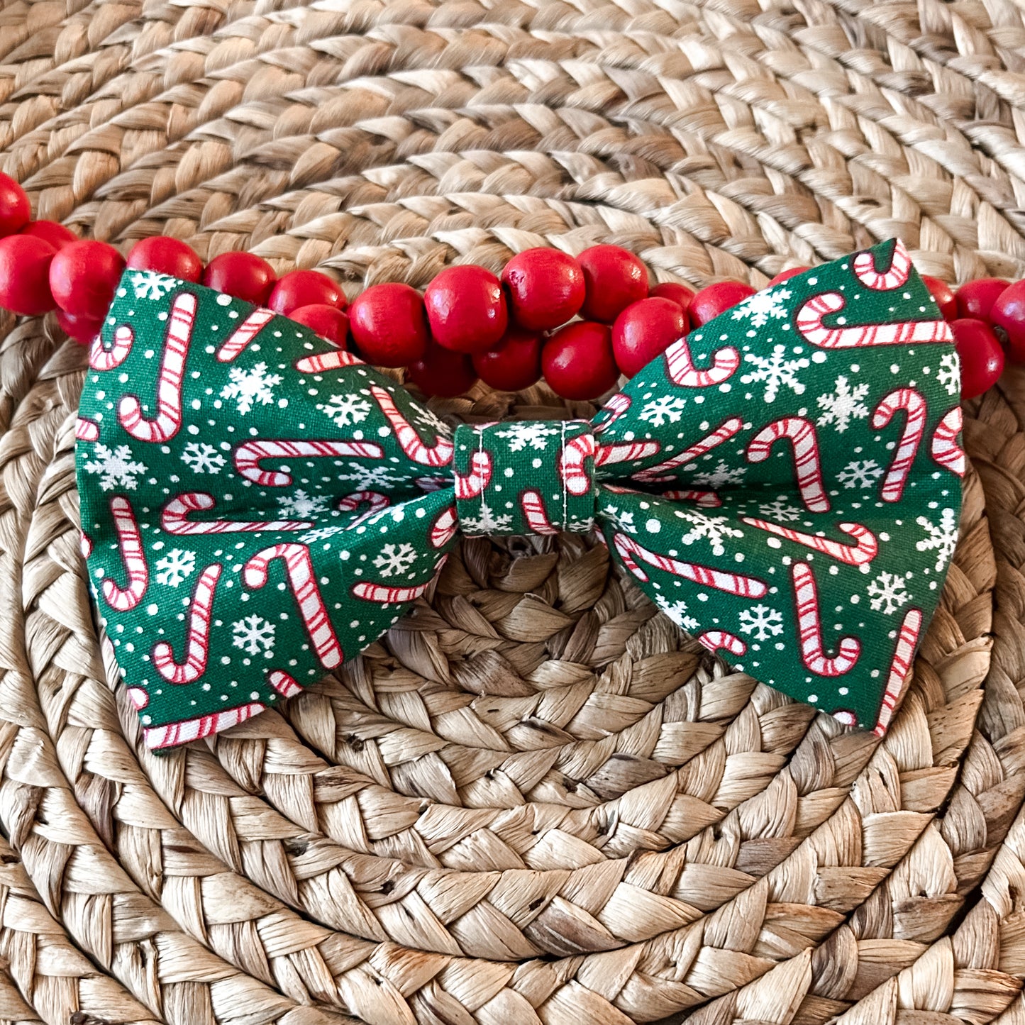 Candy Cane Lane Bow Tie