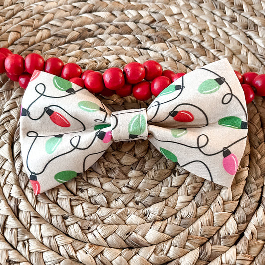 Holiday Lights Bow Tie