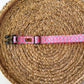 Checked Out For Summer Collar (Pink and Blue)