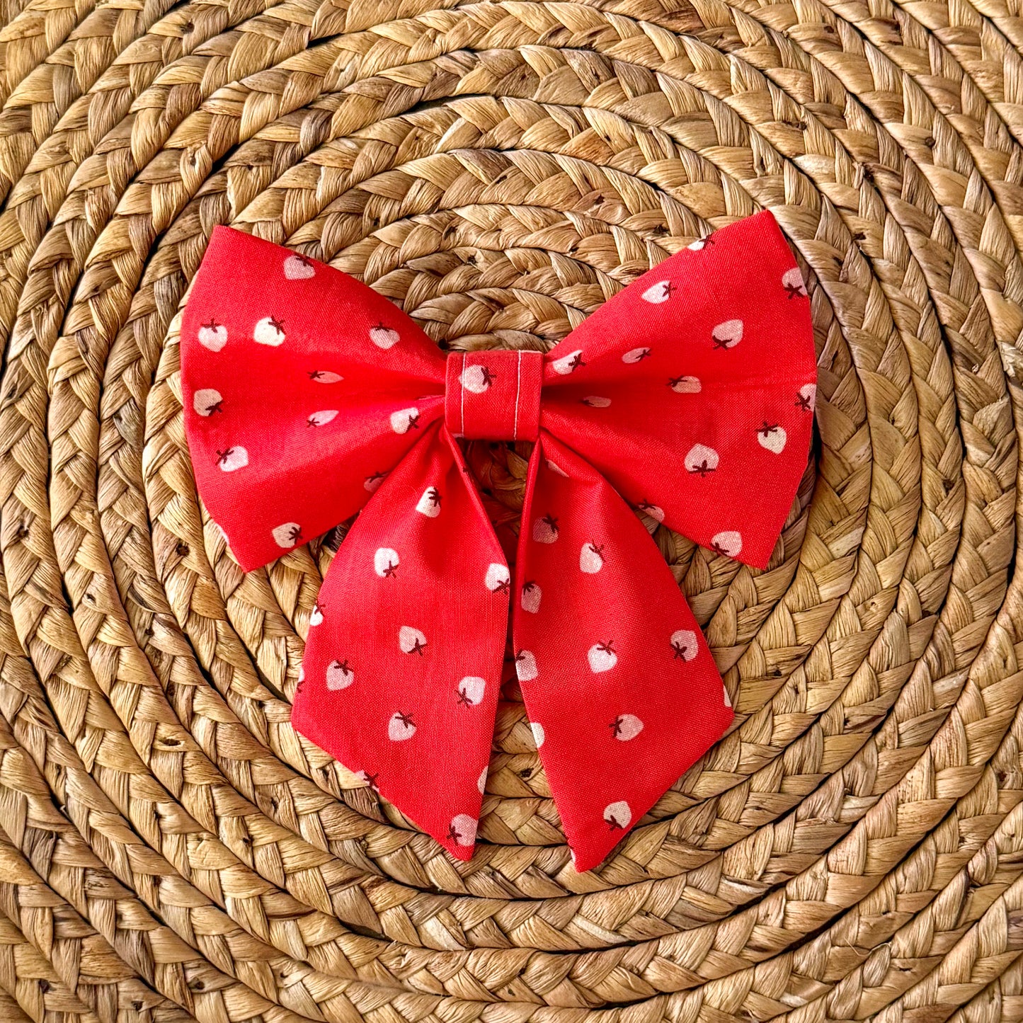 Strawberry Pickin’ Sailor Bow