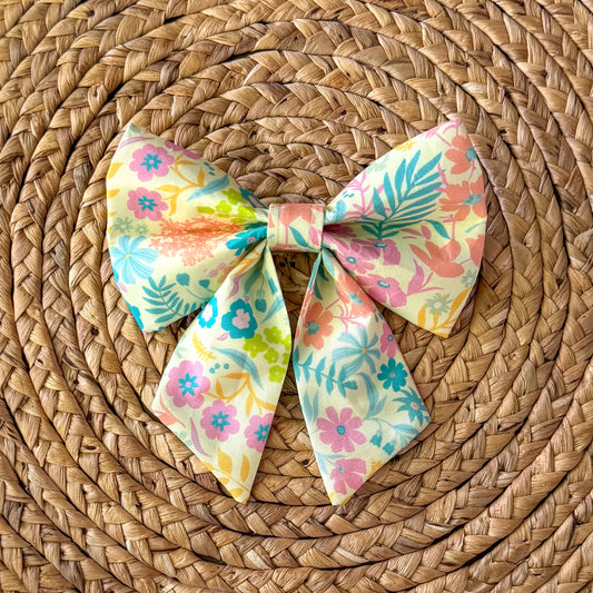 Summer Blooms Sailor Bow