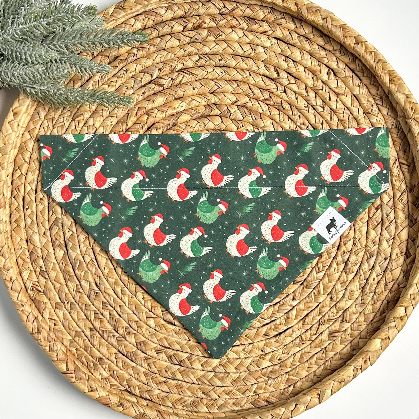 Christmas Chickens Bandana