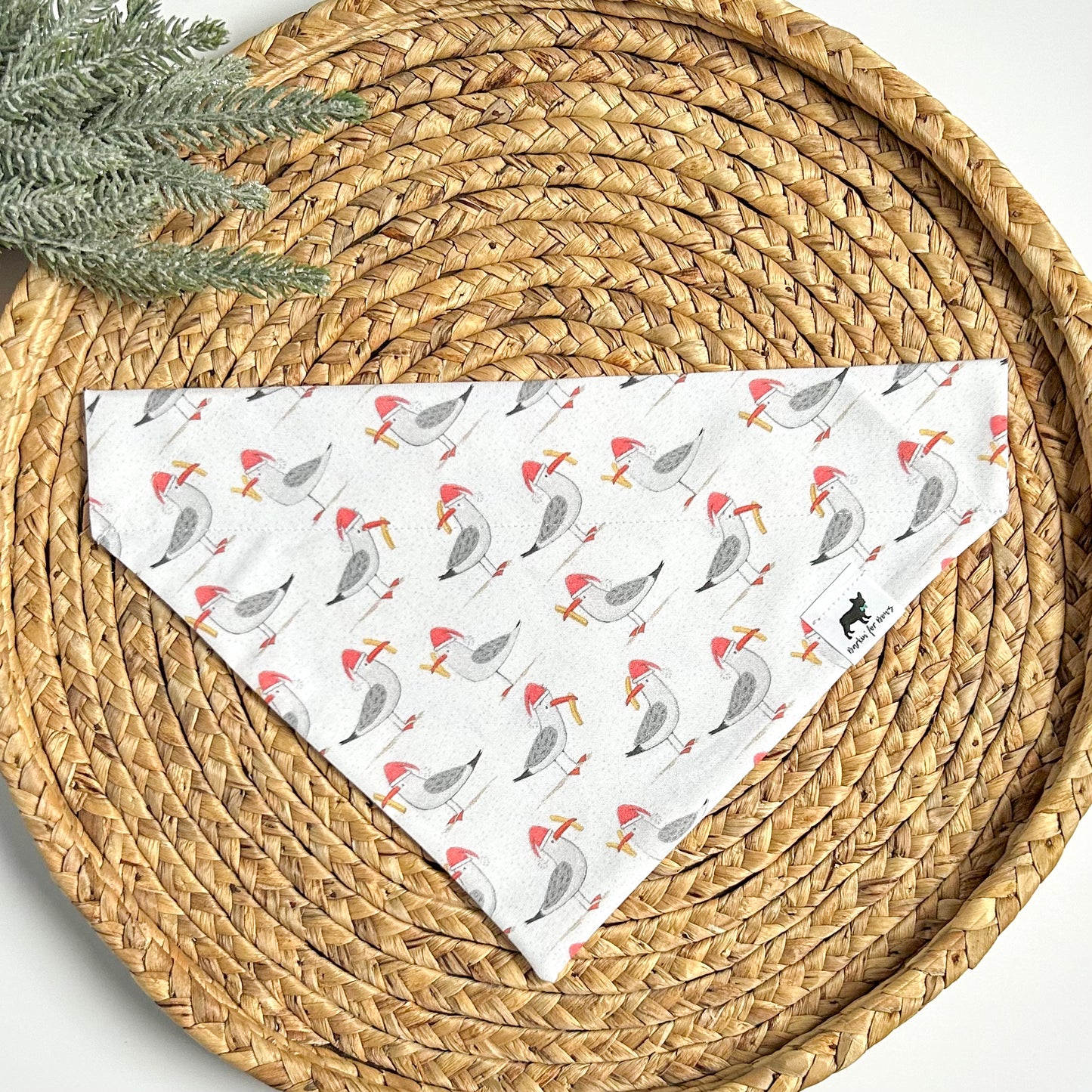 Seagull Santa Bandana