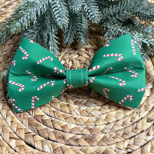 Candy Cane Bow Tie