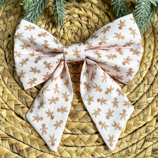 Gingerbread Sailor Bow