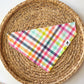 Bright Plaid Bandana