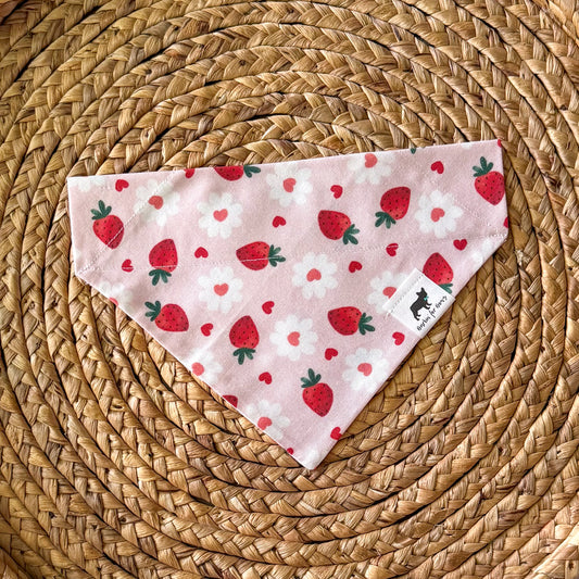 Strawberry Floral Bandana