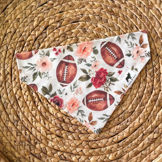 Floral Football Bandana