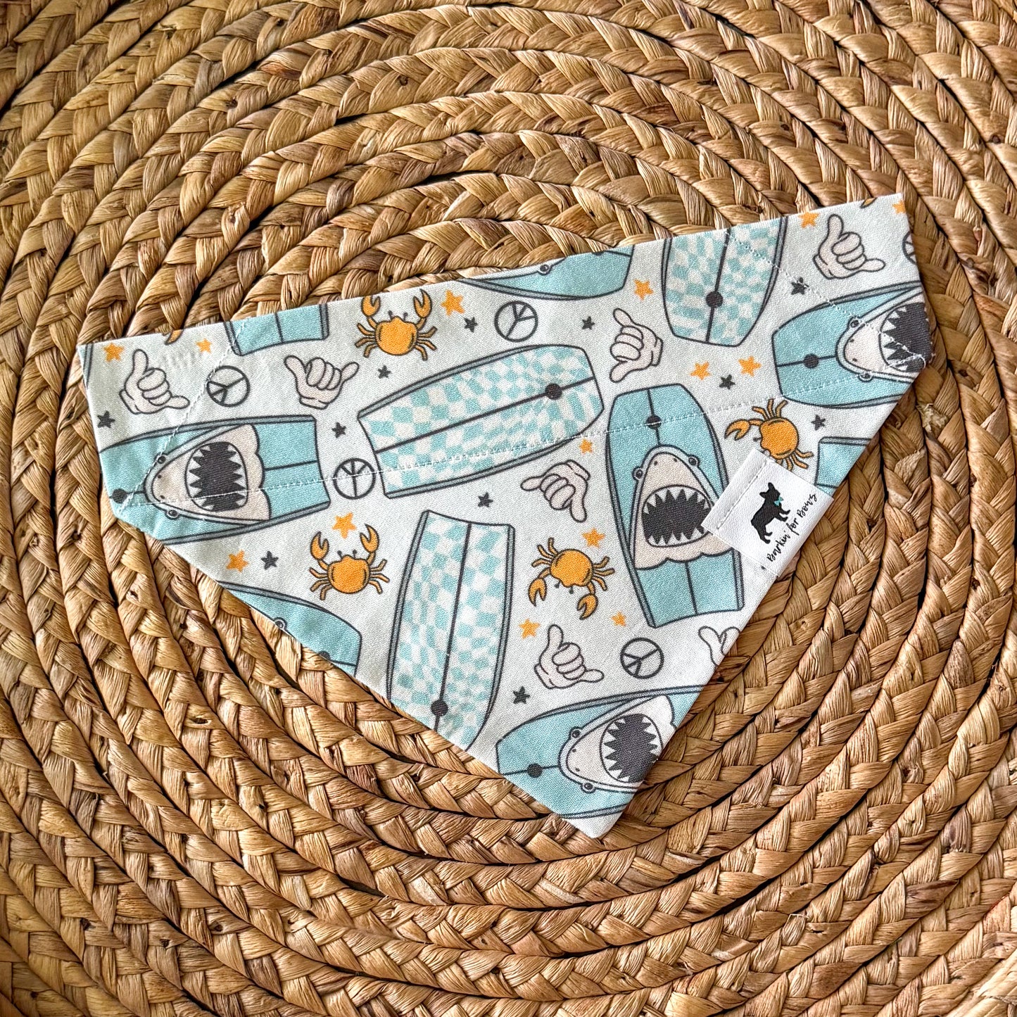 Shark Board Bandana