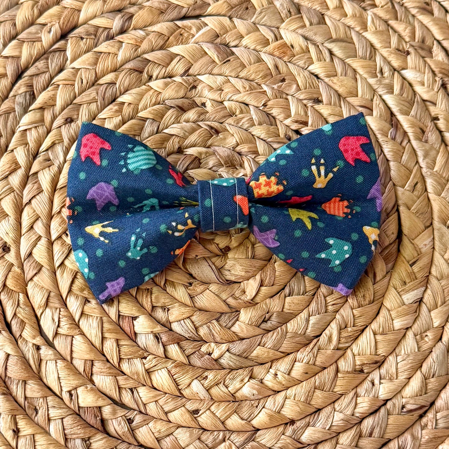 Dino Print Bow Tie