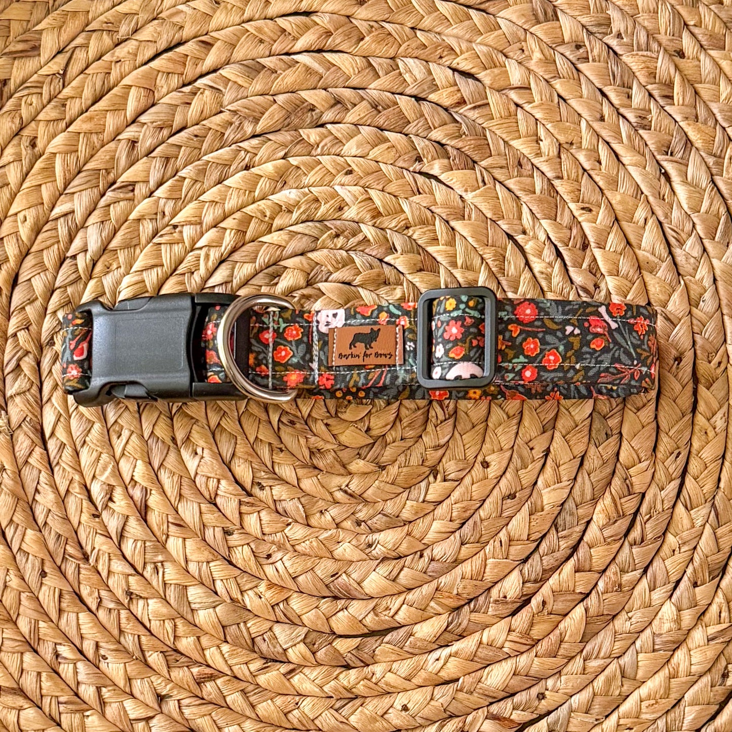 Graveyard Blooms (Blue) Collar