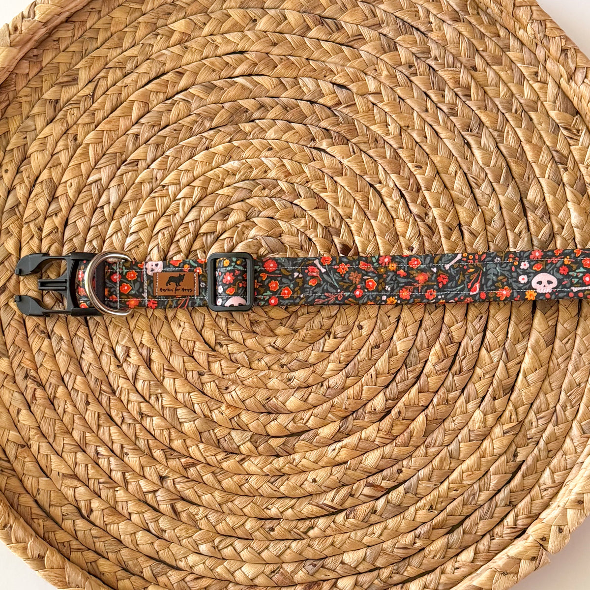 Graveyard Blooms (Blue) Collar