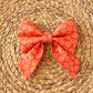 Floral Frenzy (Burnt Orange) Sailor Bow