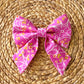 Webs and Wildflowers (Pink) Sailor Bow