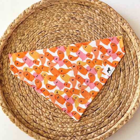 Ghost Party (Orange) Bandana