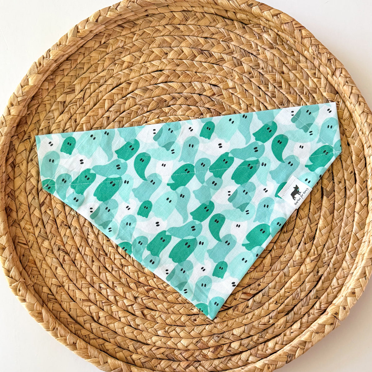 Ghost Party (Teal) Bandana