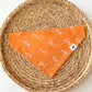 Bones and Blooms (Orange) Bandana