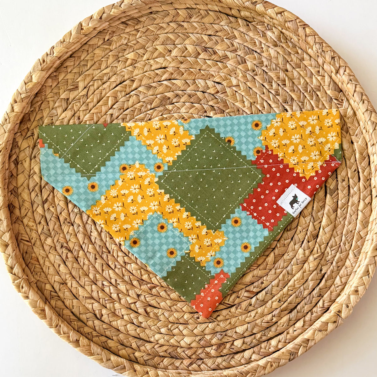 Fall Patchwork Bandana
