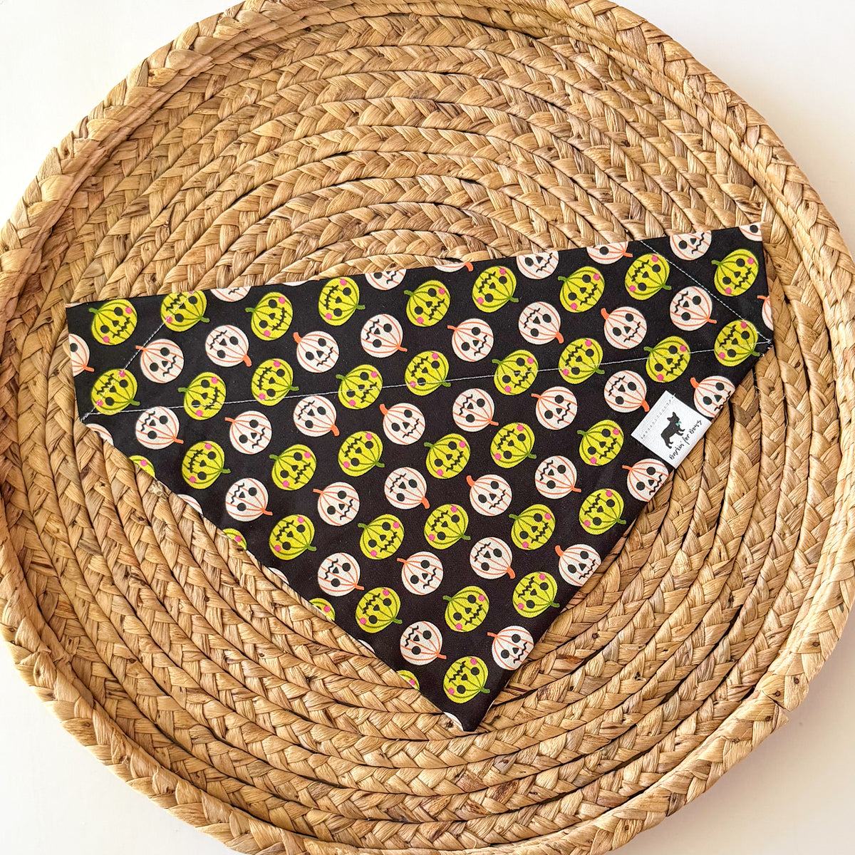 Jack O Lantern (Black) Bandana