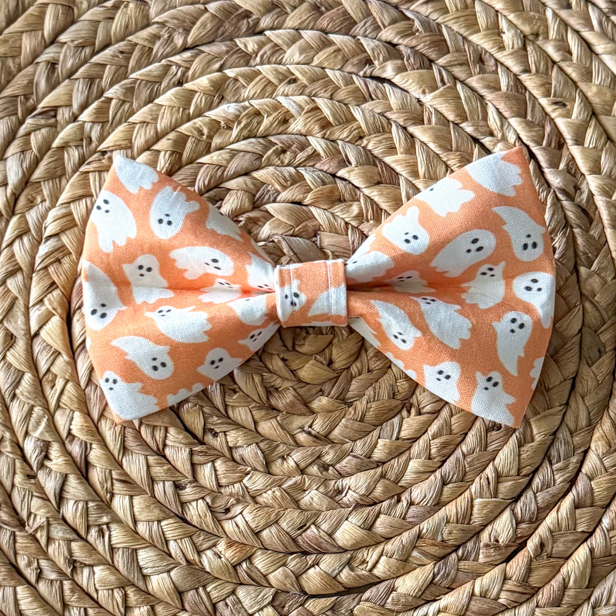 Ghosties (Orange) Bow Tie