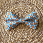 Pumpkin Plaid (Blue) Bow Tie