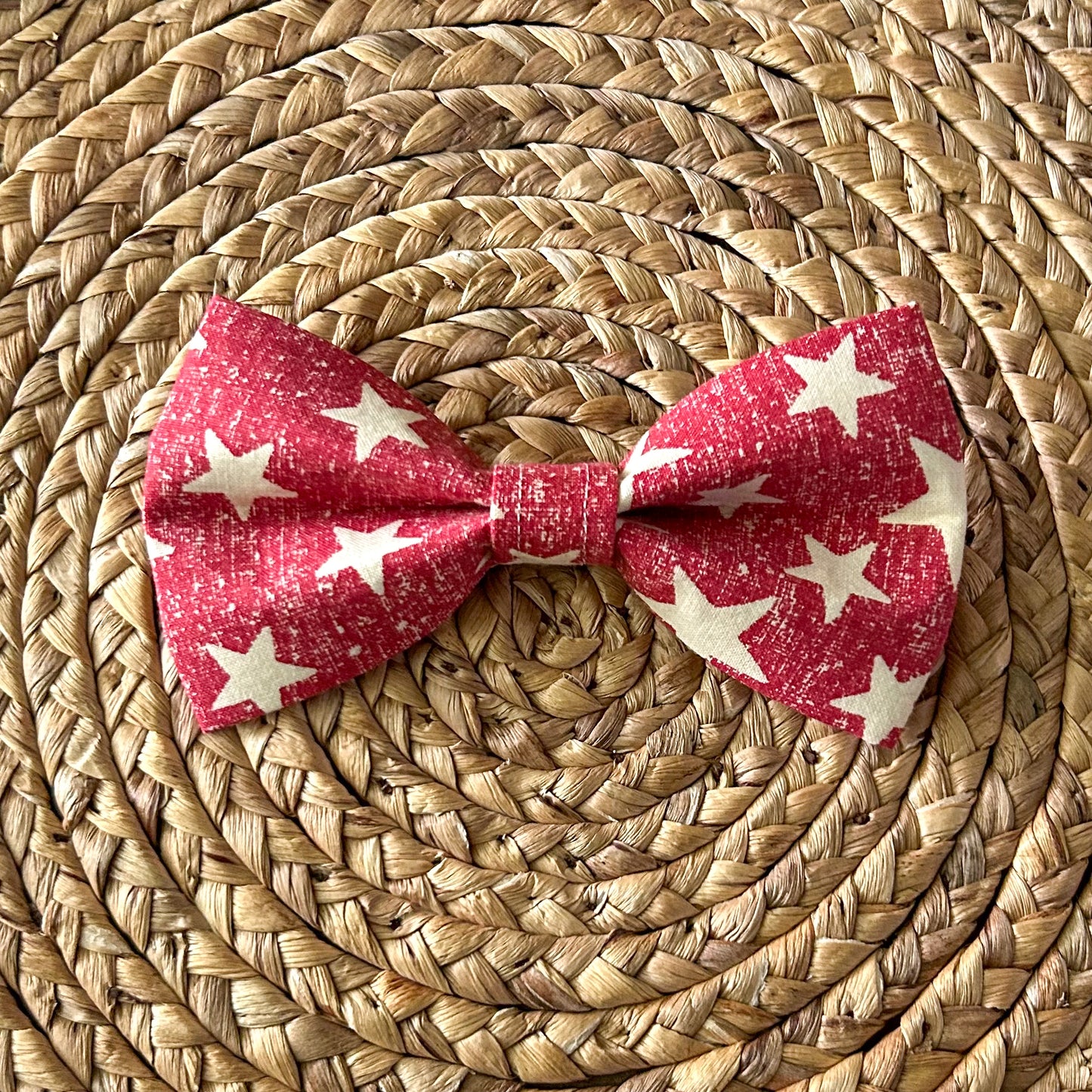 Stars on Red Bow Tie